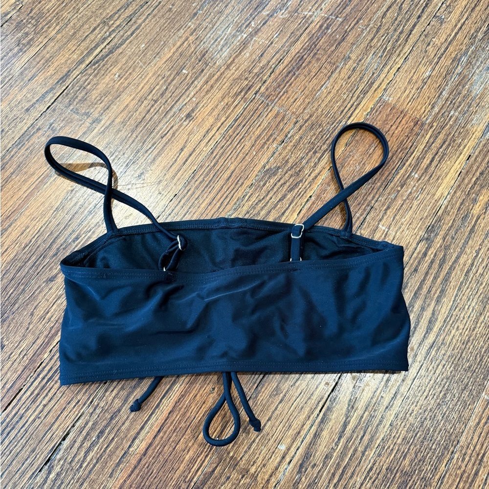 Black Ruched Bikini Top - Target - Picture 4 of 6